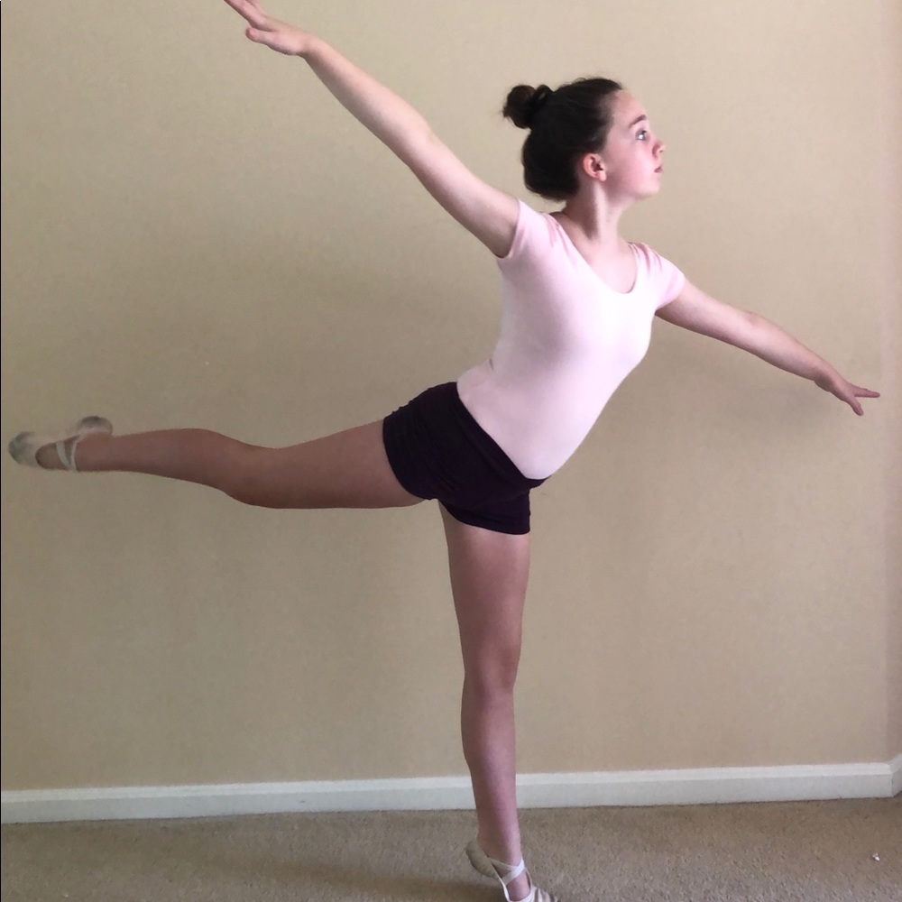 Pink leotard